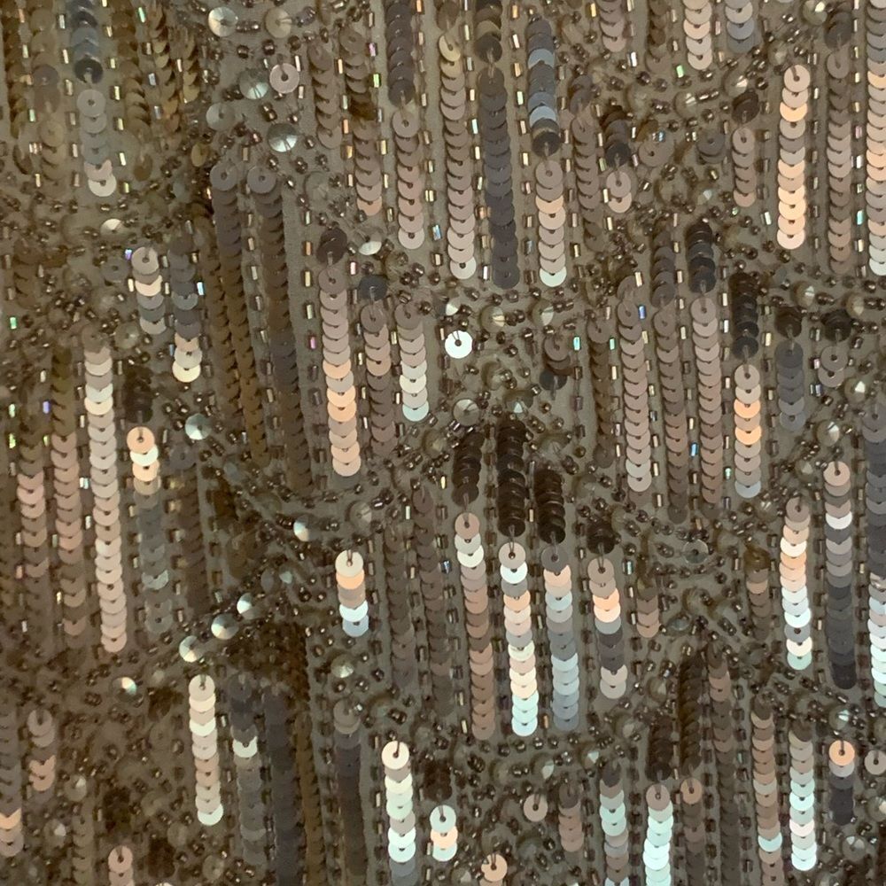 Arden B Gold Sequined Mini Dress - Picture 6 of 7